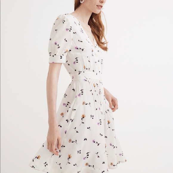 madewell daylily pintuck dress